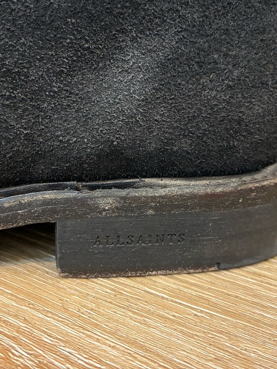 AllSaints Trent Chukka Boots Classic Design Crafted Black Suede Size 45 main image 14